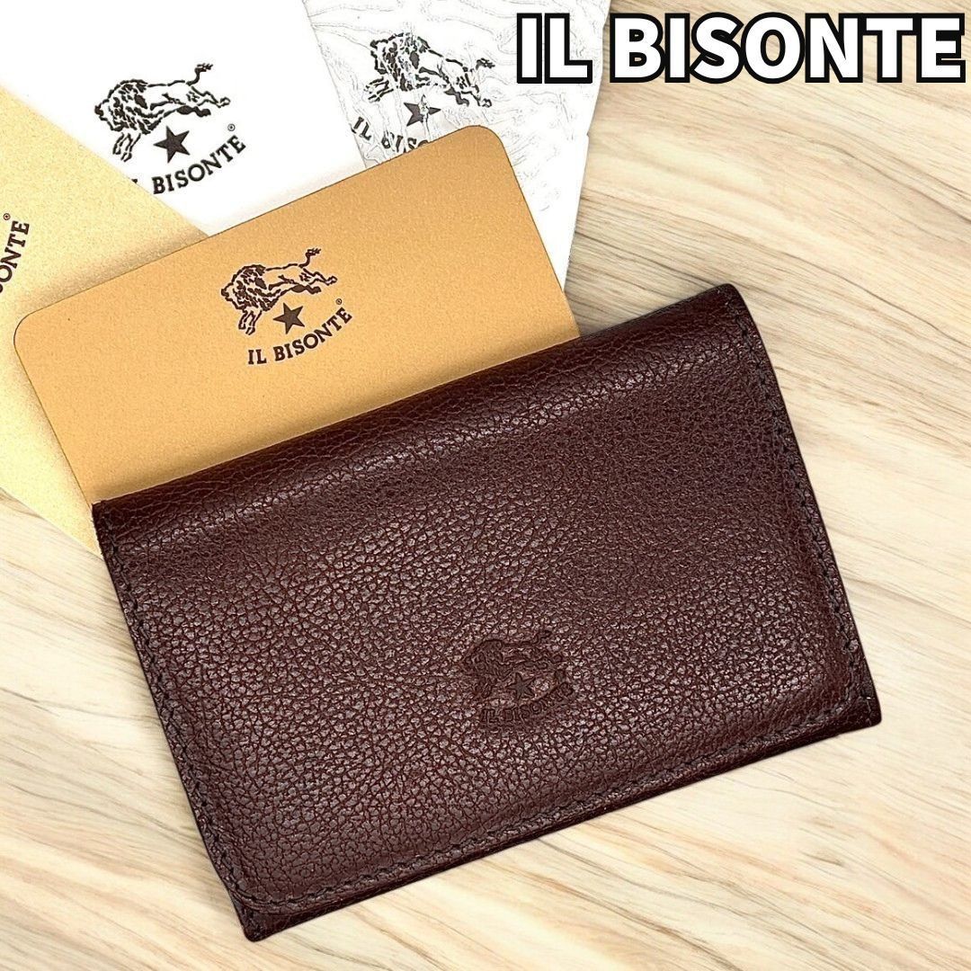 経年の美、手元で映える✨】 IL BISONTE イルビゾンテ 二つ折り