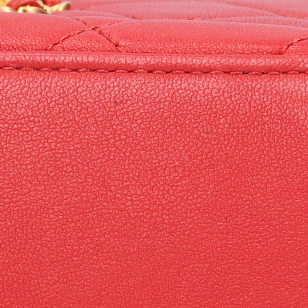 シャネル トップハンドルフラップバッグ マトラッセ ショルダーバッグ