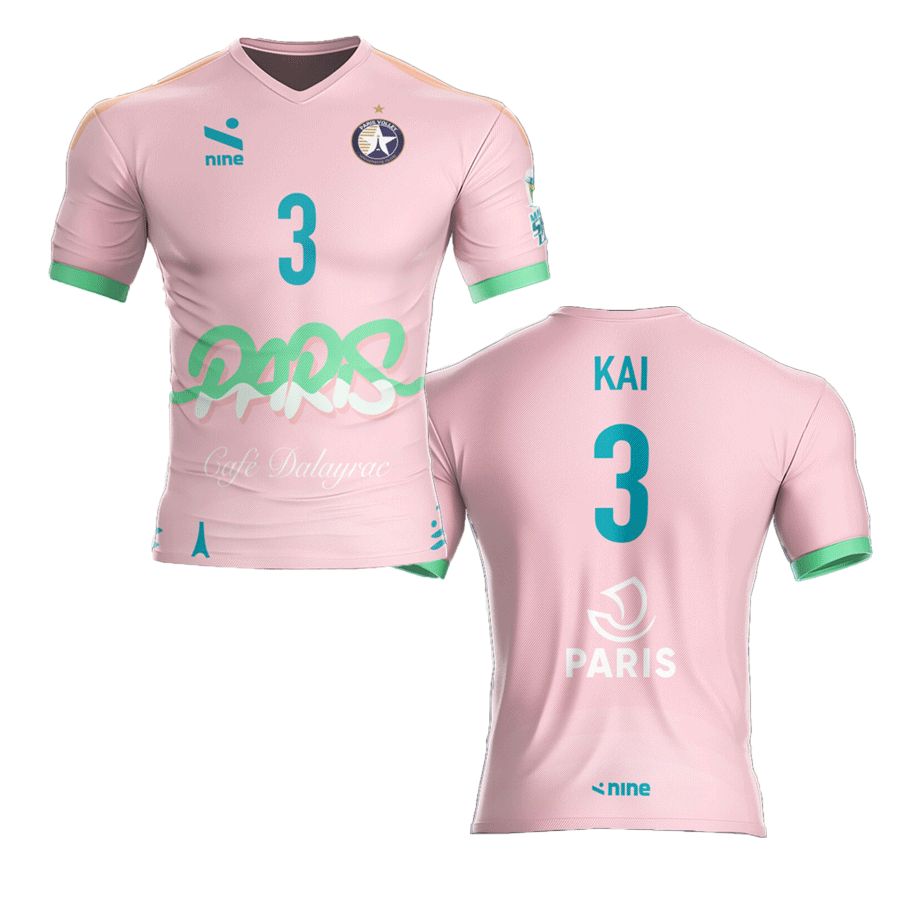 バレーボール フランス パリ・バレー 試合用ユニフォーム 3 甲斐