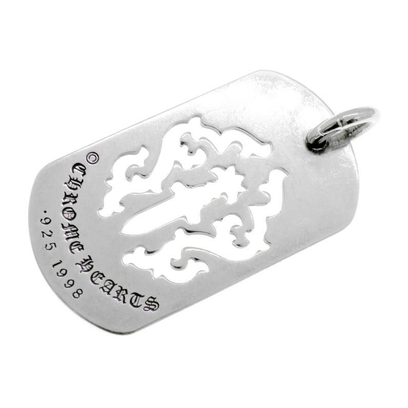 CHROME HEARTS クロムハーツ D/TAG LRG ドッグタグ CHROME HEARTS クロムハーツ D/TAG LRG パリ限定 ラージ ドッグタグ