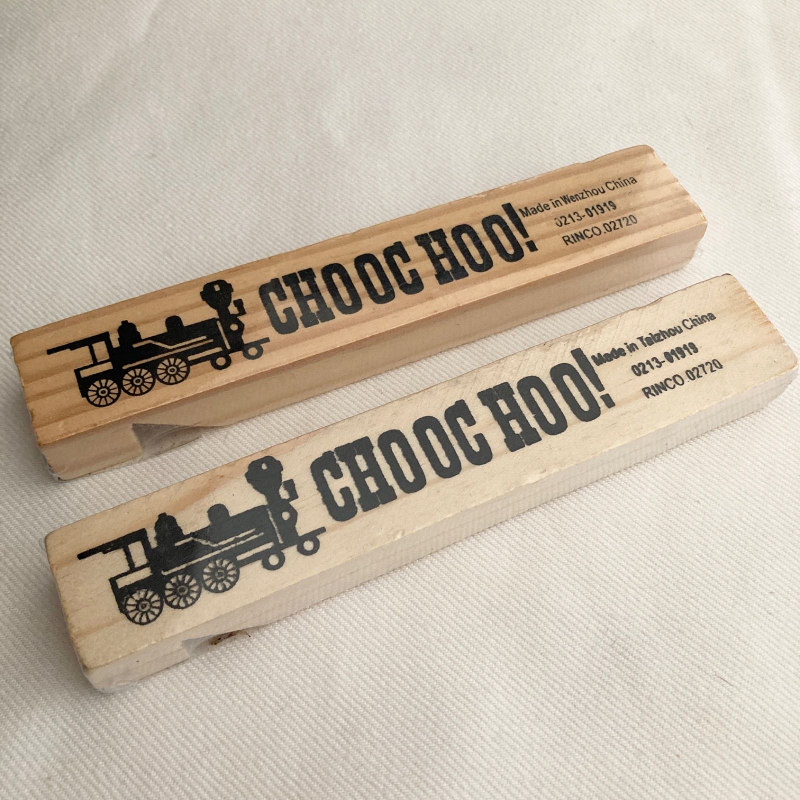 WOODEN TRAIN WHISTLE】木製 トレイン ホイッスル 汽笛 2個セット - メルカリ