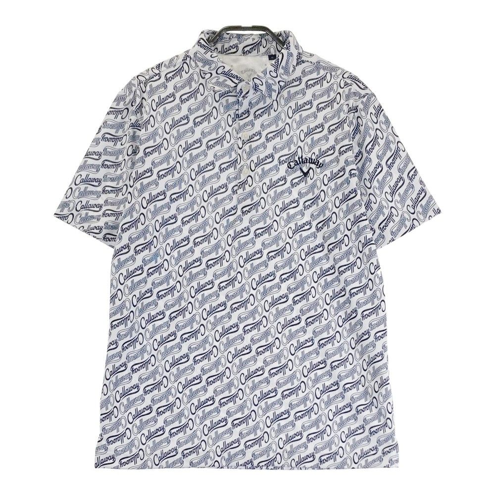 サイズ：4 PEARLY GATES パーリーゲイツ 半袖ポロシャツ カモフラ総柄