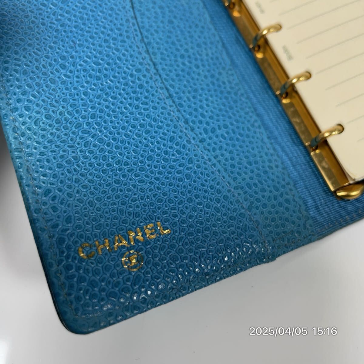 希少カラー CHANEL シャネル ココマーク ブルーカラー キャビア