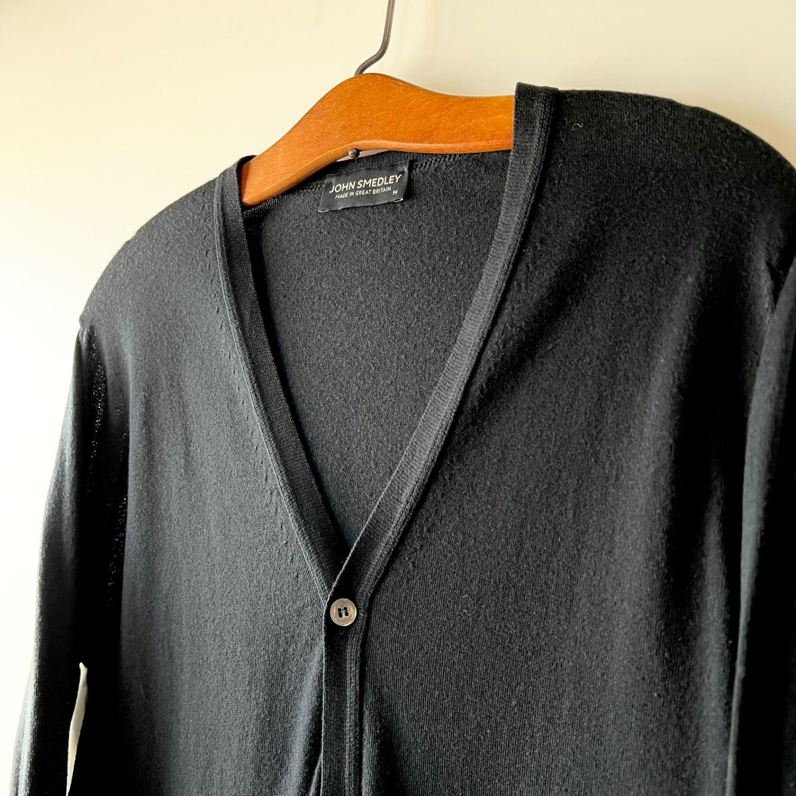 made in england】JOHN SMEDLEY long sleeve sea island cotton 