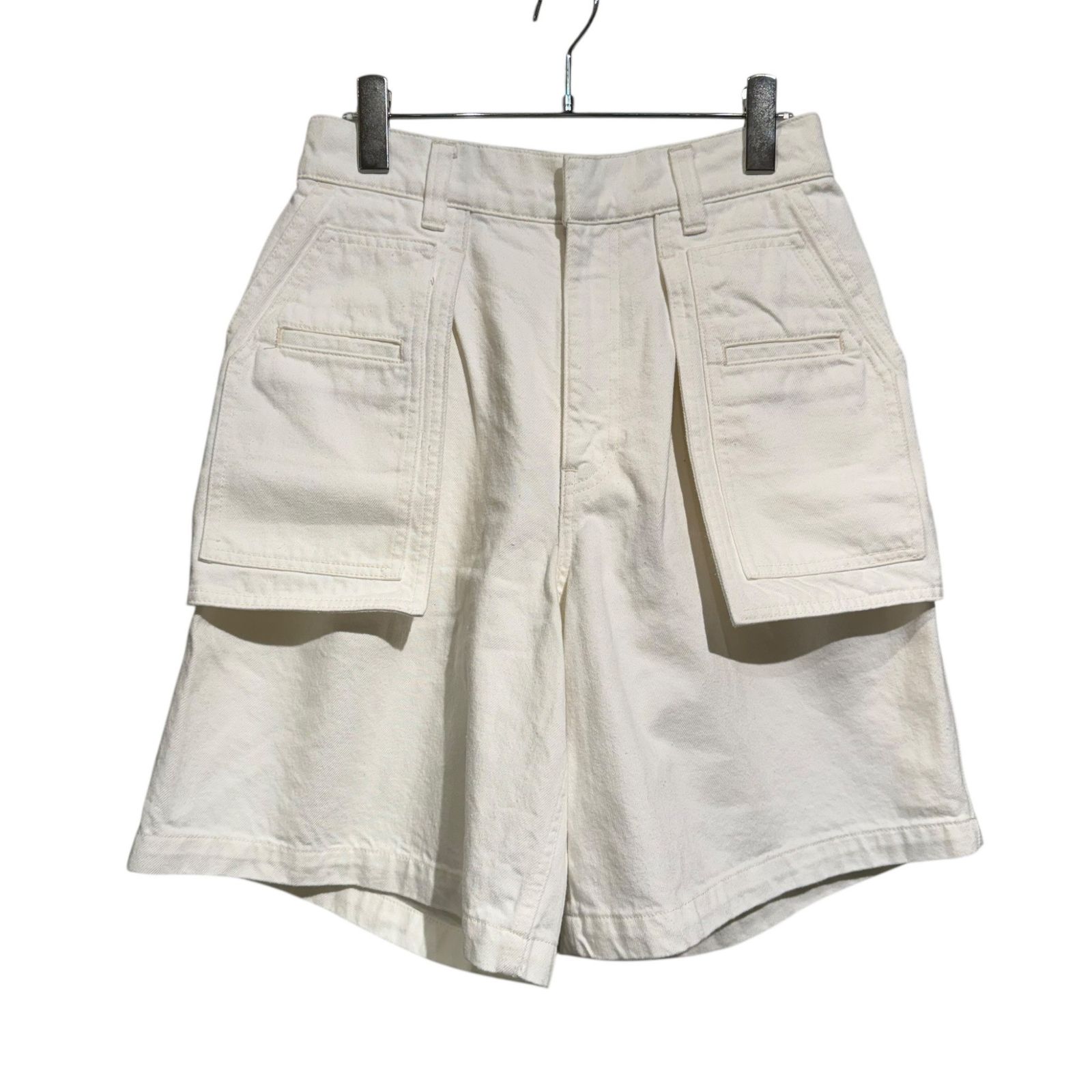 LIVINGTONE リヴィントーン 23030410002210 DIAZ ハーフパンツ レディース ホワイト 36