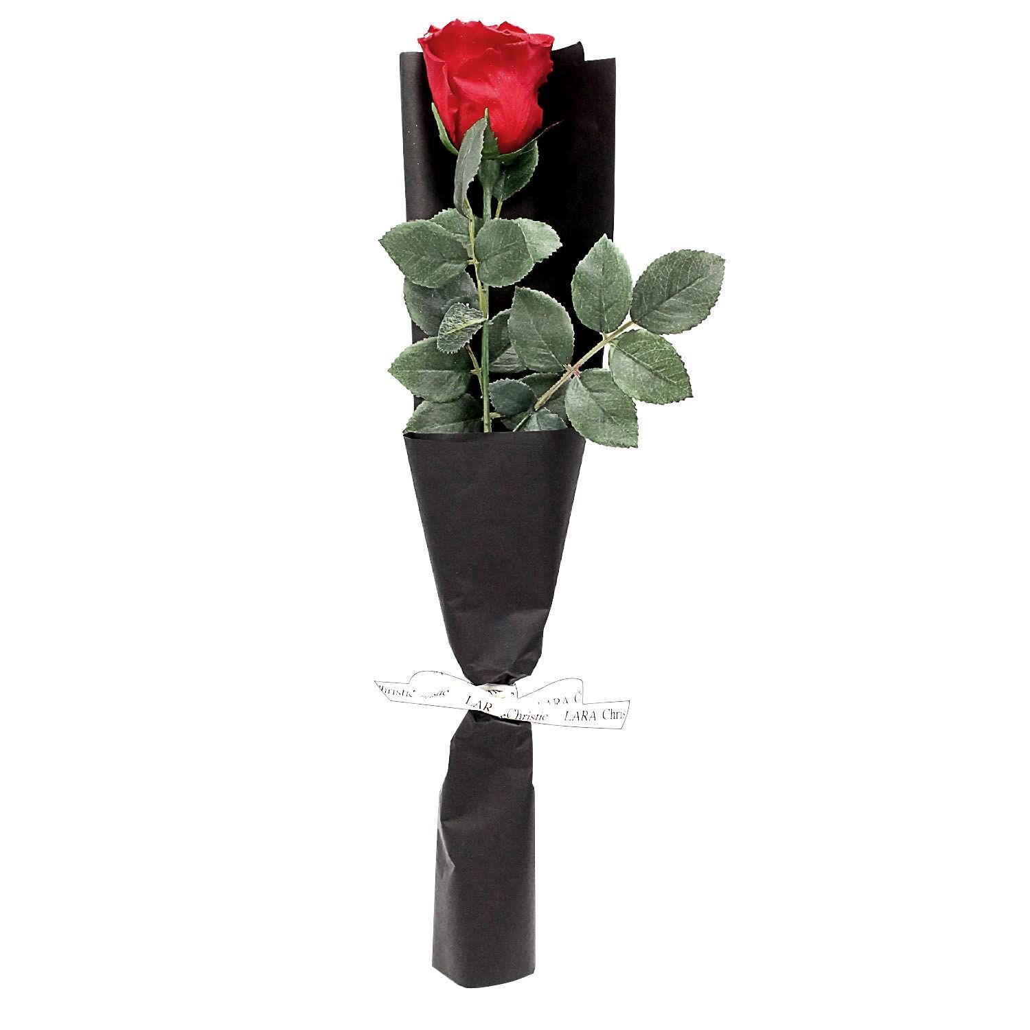 ララクリスティー ロイヤルローズ プリザーブドフラワー 薔薇 1輪 lf52-0001