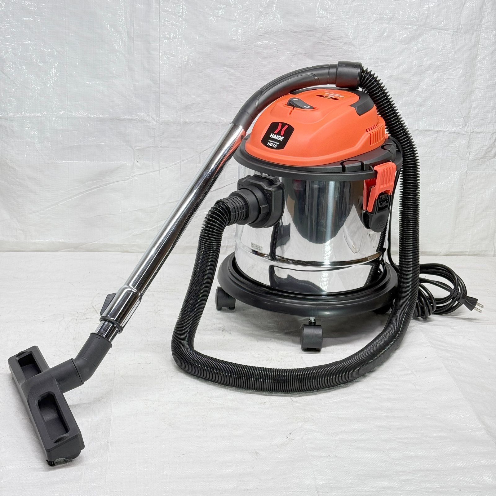 ♥ 業務用 掃除機 乾湿両用 1000w 15L ブロアー 機能付 HG15 1136-1