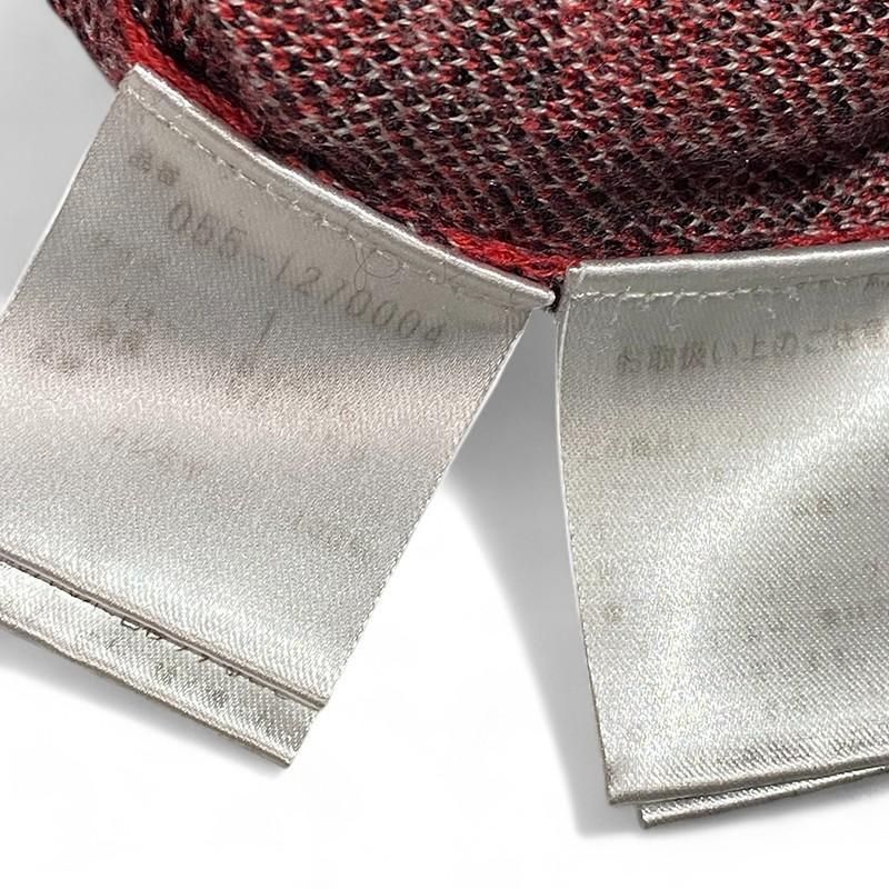 PEARLY GATES パーリーゲイツ ニット セーター チェック レッド 1