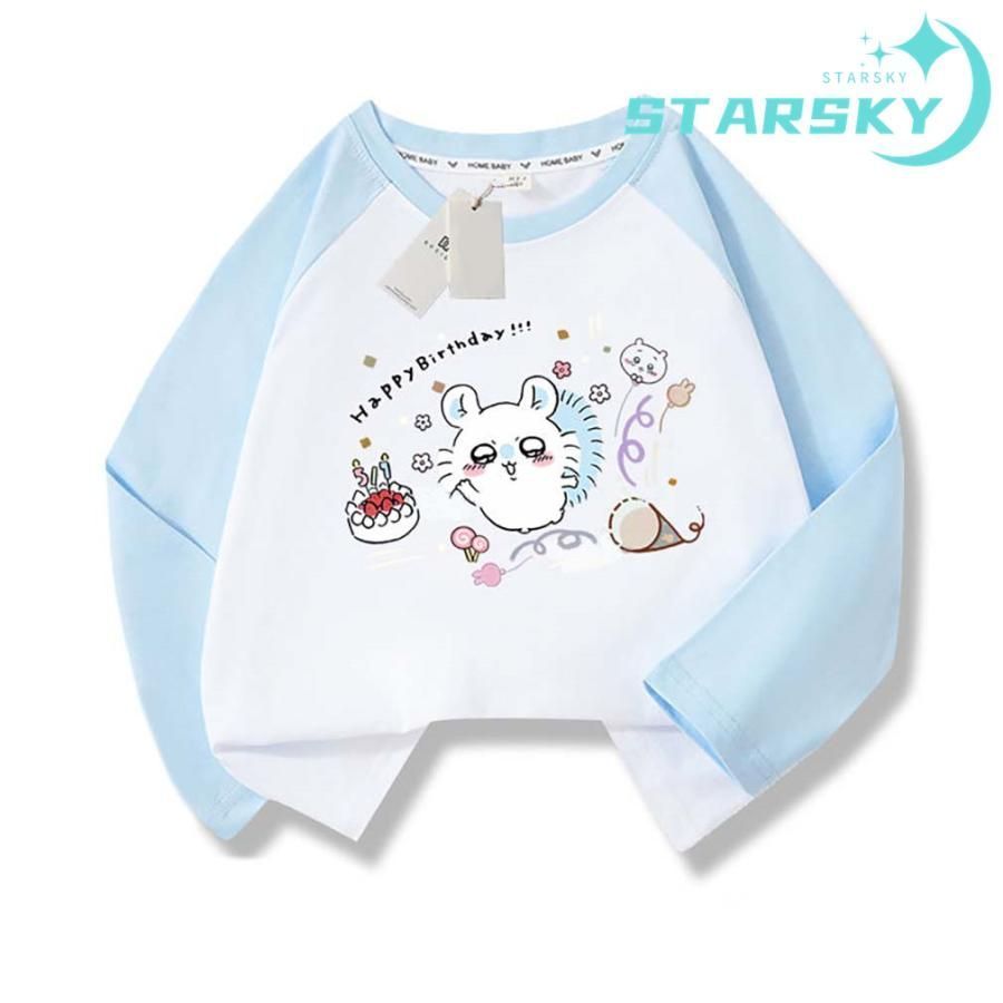 美品 長袖Tシャツ chiikawa モモンガ トップス 長袖 棉Tシャツ 美品 長袖Tシャツ chiikawa モモンガ トップス 長袖 棉Tシャツ
