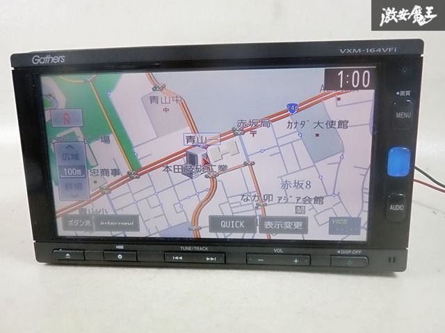 動作OK】HONDA ホンダ純正 ギャザス VXM-164VFI 7インチ