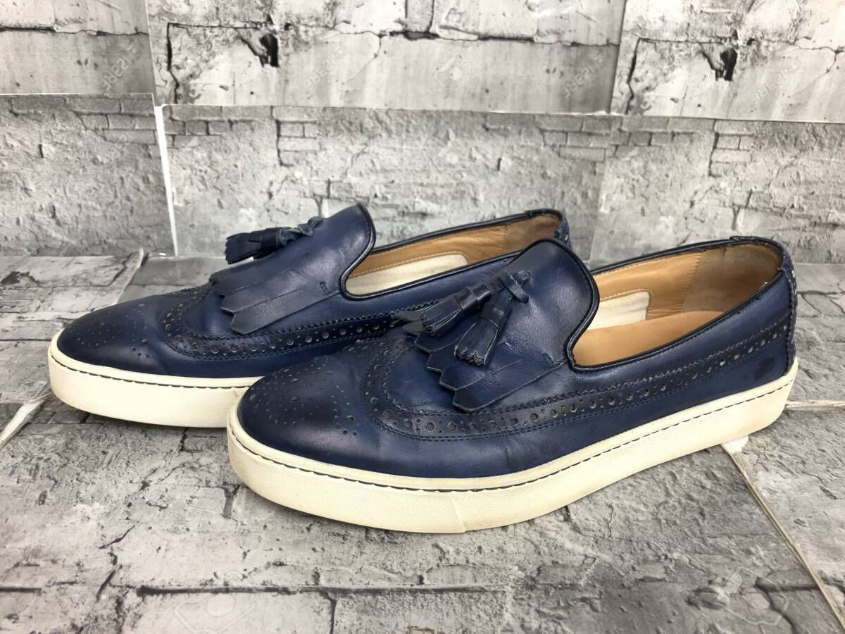 SANTONI サントーニ タッセル スニーカー ローファー フリンジ サイズ