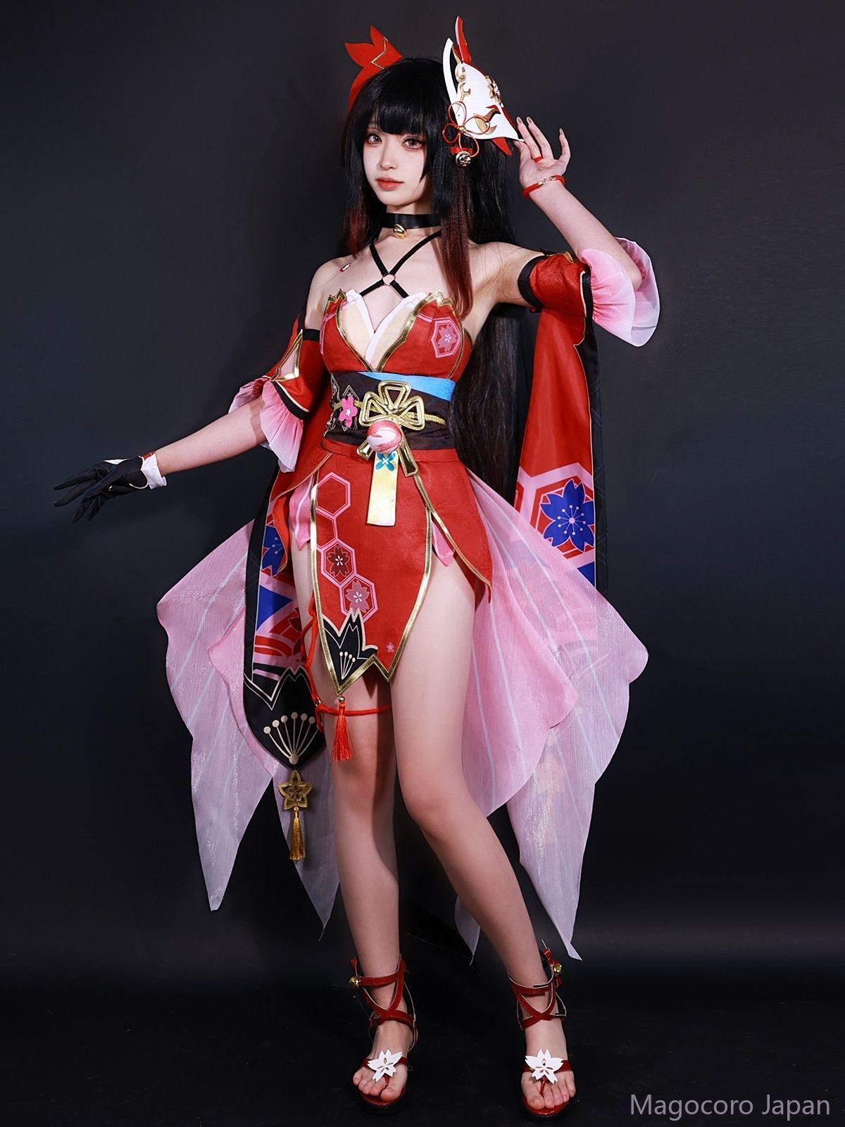 コスプレ衣装崩壊スターレイル花火セット女性用仮面愚者ゲーム二次元コスチュームアニメ
