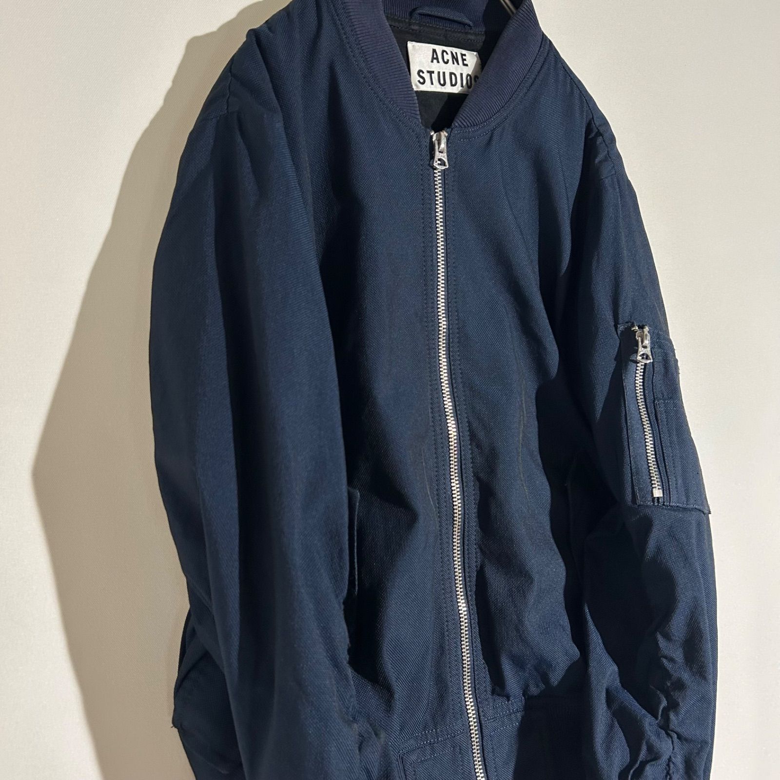 アクネストゥディオス Acne Studios ミリタリージャケット MA-1 ネイビー y2k