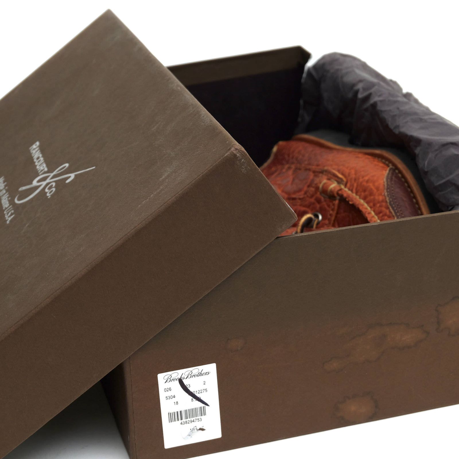 ランコート／RANCOURT＆Co. ワークブーツ シューズ 靴 メンズ 男性 男性用レザー 革 本革 ブラウン 茶  6 Eye Boot w/ Toe GUARD トゥガード モカシン Vibramソール モックトゥ ランコート／RANCOURT＆Co. ワークブーツ シューズ 靴 メンズ 男性