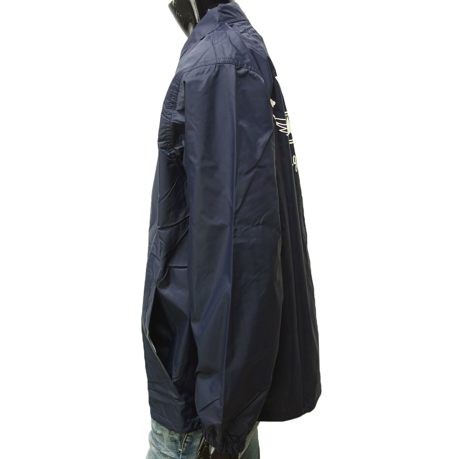 送料無料 バンソン コーチ ジャケット NVSL-2207 紺 vanson ヴァンソン 