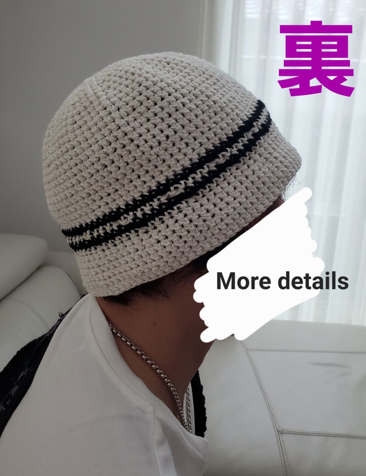 ➖オーダーページ　クラッシャーハット　2点おまとめ クラッシャーハット ハンドメイド 編みの通販 by Ty's shop｜ラクマ