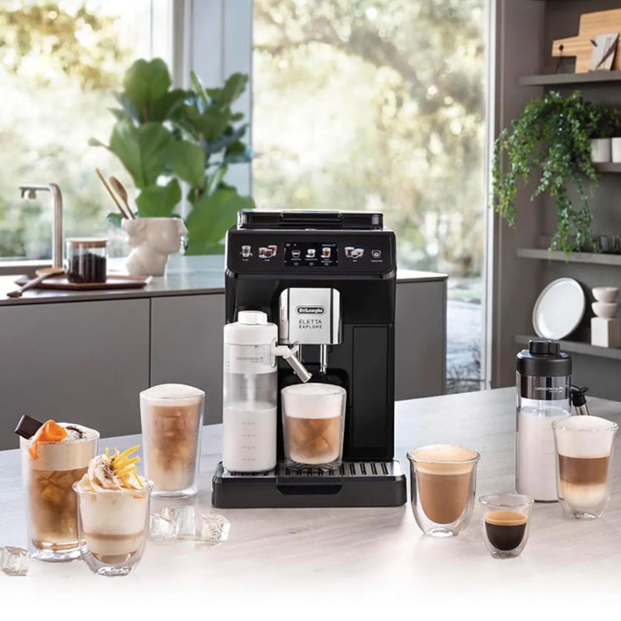 デロンギ エレッタ エクスプロア 全自動コーヒーメーカー【ECAM452.57