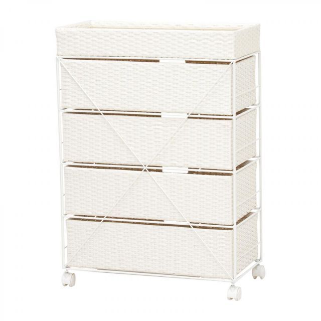 萩原 Hagihara RAN-2413WH ランドリー 新生活 インテリア 家具おしゃれ