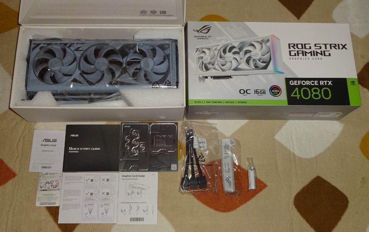 - ASUS ROG Strix RTX4080 White 16GB 正規代理店品