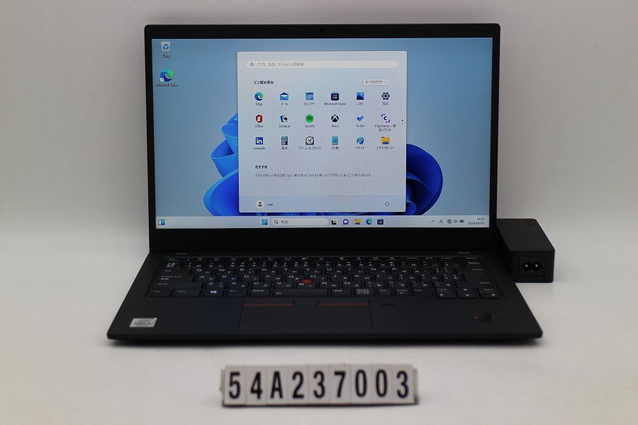 Lenovo ThinkPad X1 Carbon 7th Gen Core i5 10210U 1.6GHz/8GB/256GB(SSD)/14W/FHD(1920x1080)/Win11 【54A237003】