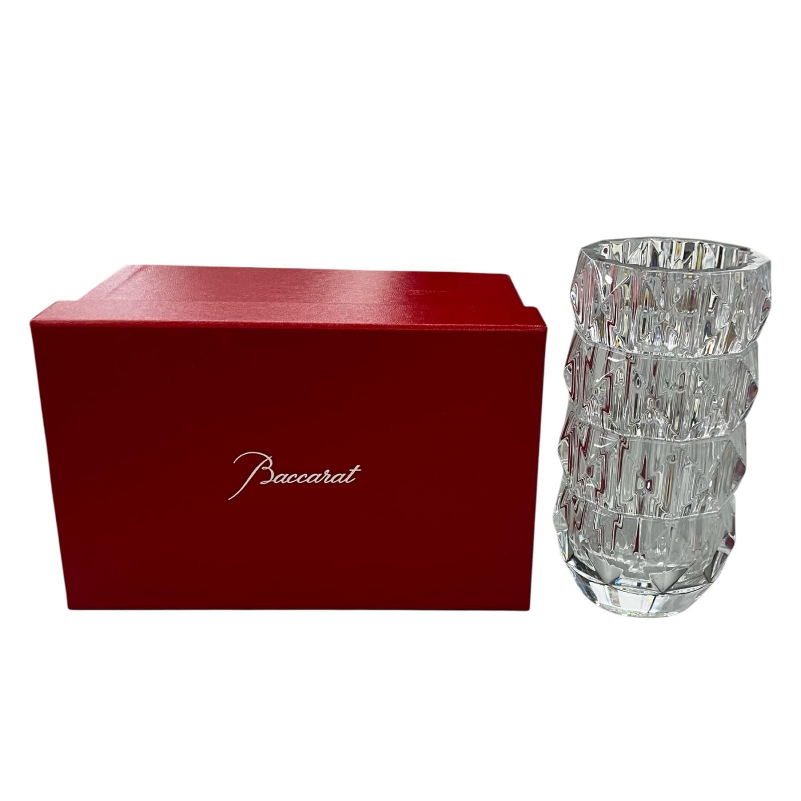 バカラ ルクソール フラワーベース 共箱 高15㎝ 東Y7-0819⭐︎1Fトコチ