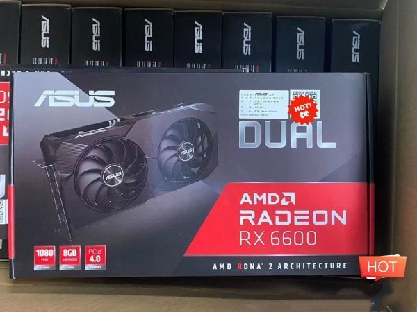 グラフィックボード ASUS Dual AMD Radeon RX 6600 8GB GDDR6 PCI Express 4.0 - メルカリ