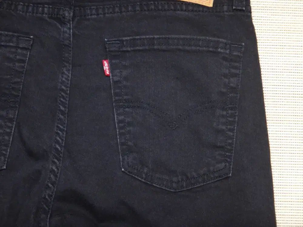 34 インチ) LEVI'S(リーバイス) 510 スリムフィット 黒 デニム パンツ