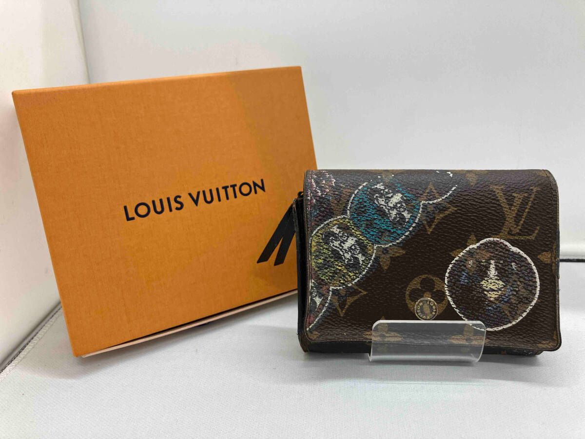 ルイヴィトン ポルトフォイユヴィクトリーヌ 山本寛斎 三つ折り財布