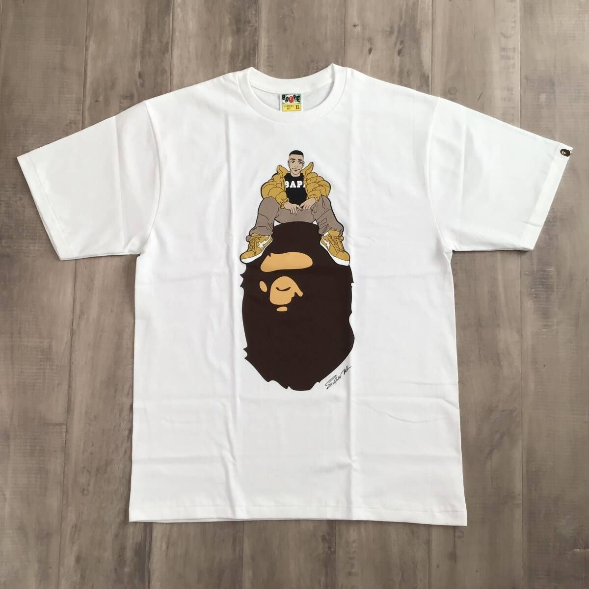 ☆新品☆ 井上三太 × BAPE GALLERY ART Tシャツ XLサイズ a bathing 
