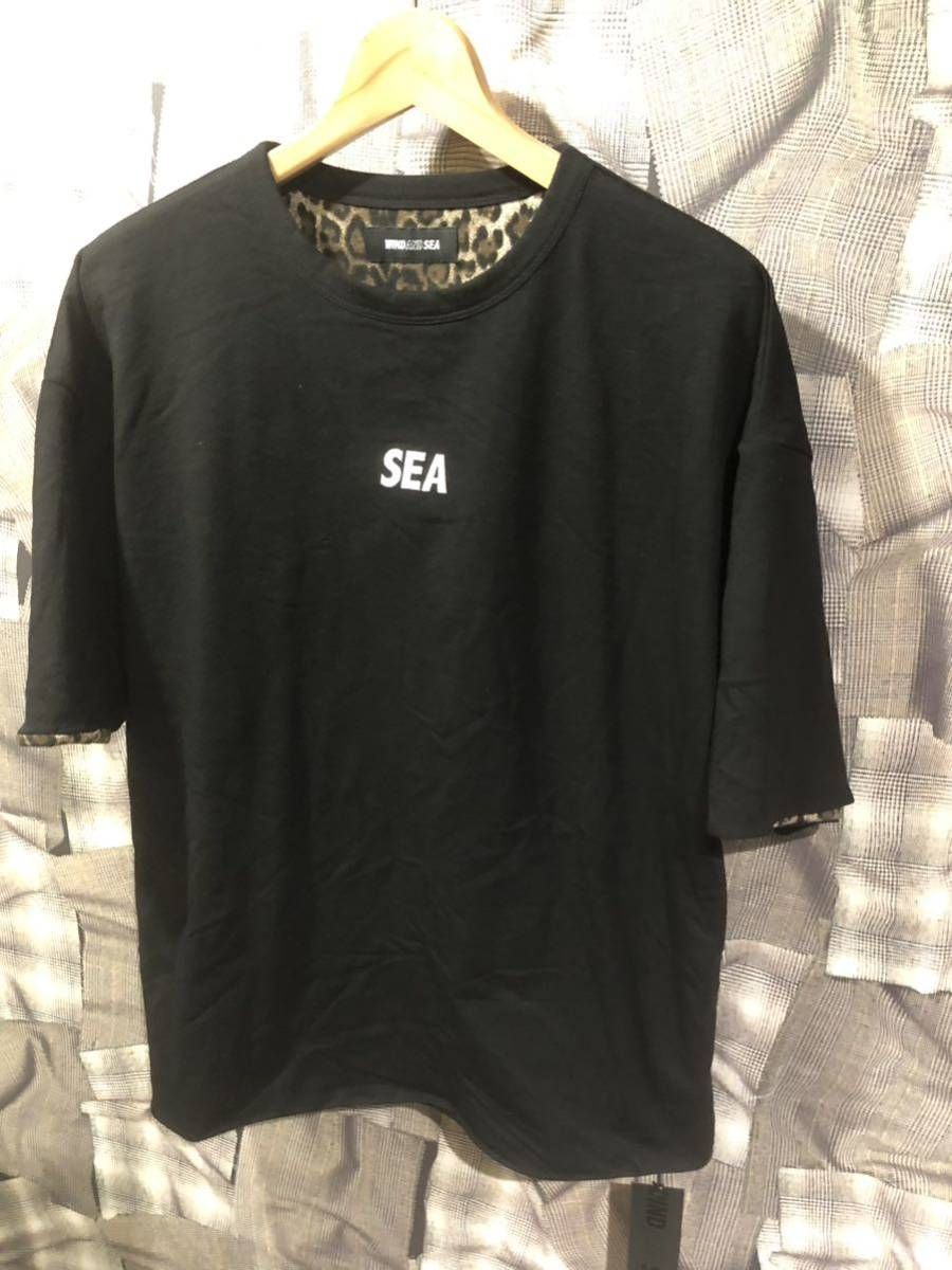 WIND AND SEA ウィンダンシー WDS LEOPARD RIVERSIBLE CUT-SEWN 半袖T