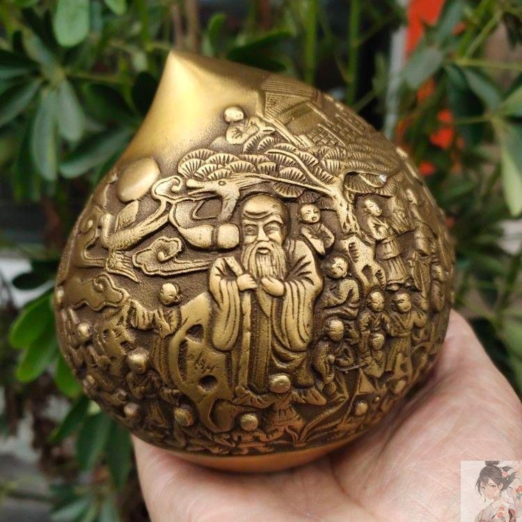 銅細工 百子桃 茶寵 装飾品 工芸品 美術品 置物 銅細工 百子桃 茶寵 装飾品 工芸品 美術品 置物 銅細工 百子