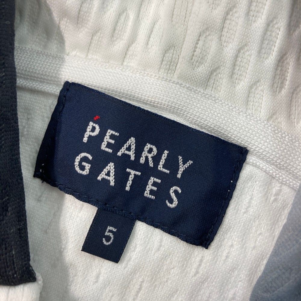 サイズ：5 PEARLY GATES パーリーゲイツ 2022年モデル ジップ