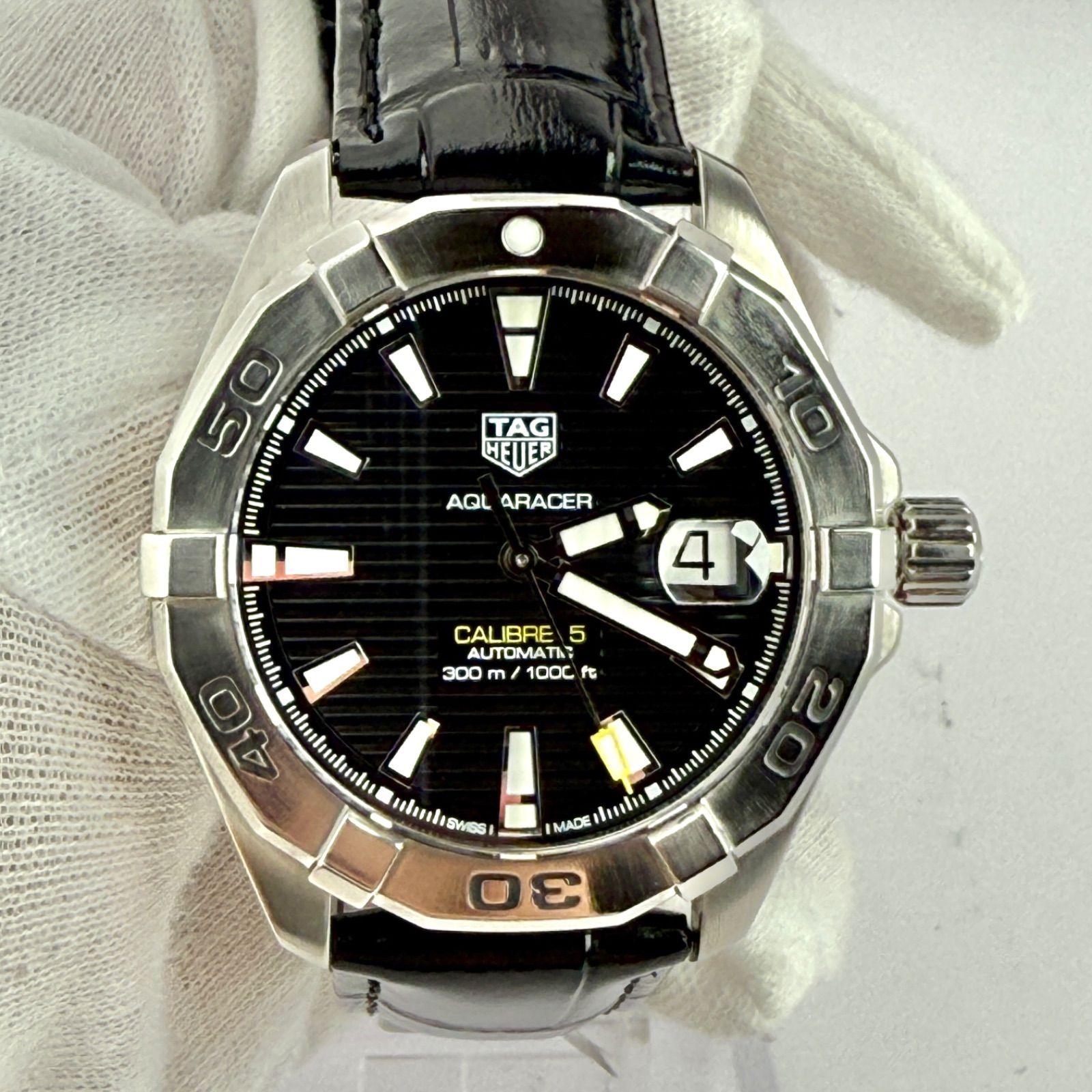 タグホイヤー WBD2110 アクアレーサー キャリバー5 新品ベルト 475  