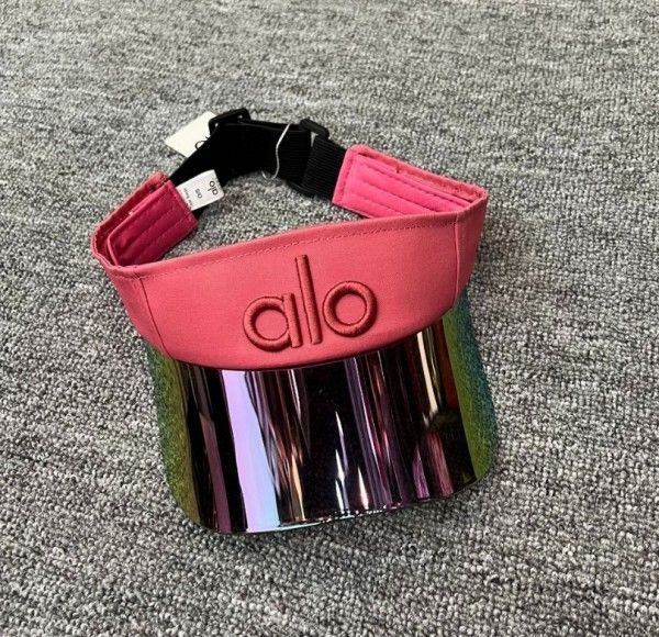Alo Yoga 帽子 サンバイザー ロゴ アローヨガ テニス 新店セール☆ Alo Yoga 帽子 サンバイザー ロゴ アローヨガ