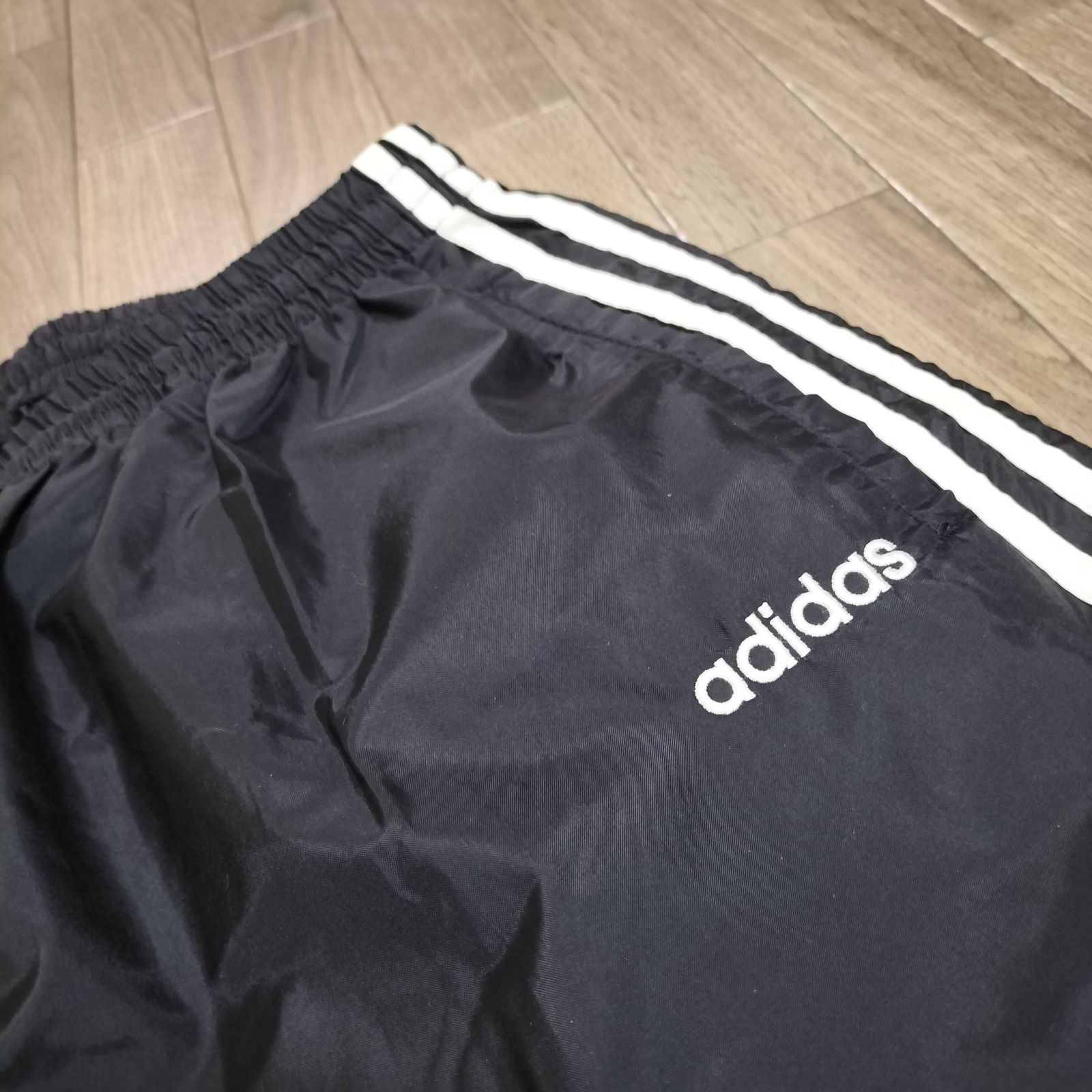 美品☆80-90s adidas 三国旗 ナイロンパンツ トラックジャージ