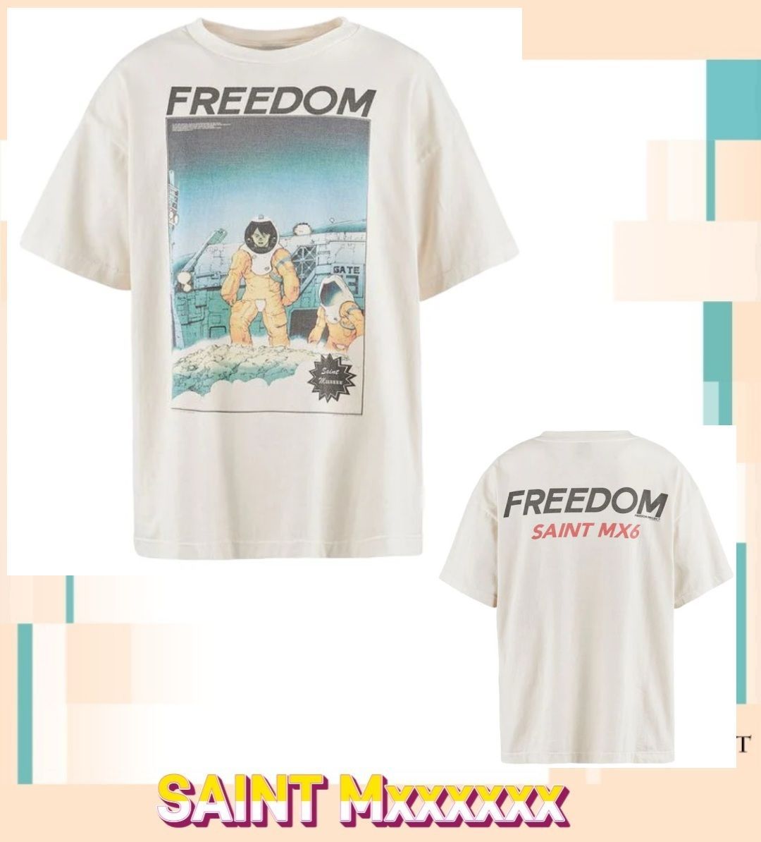 入手困難 Saint Mxxxxxx セントマイケル トップス コラボ Tシャツ 希少 