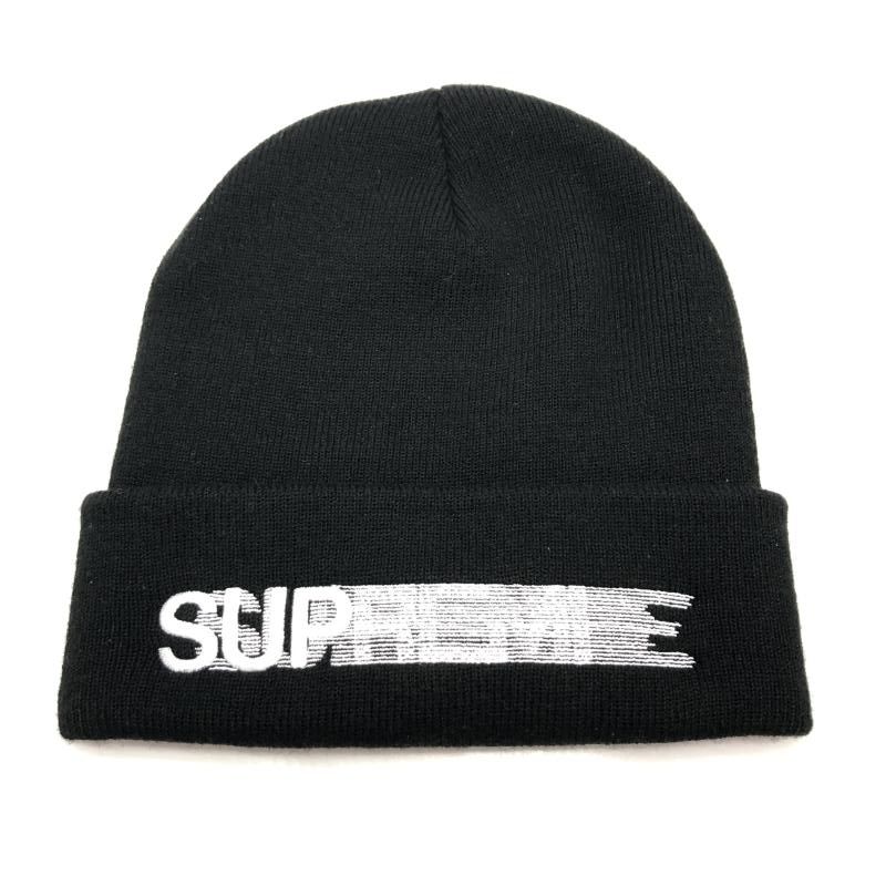 SUPREME 23SS Motion Logo Beanie Black 黒 RN101837 シュプリーム 91