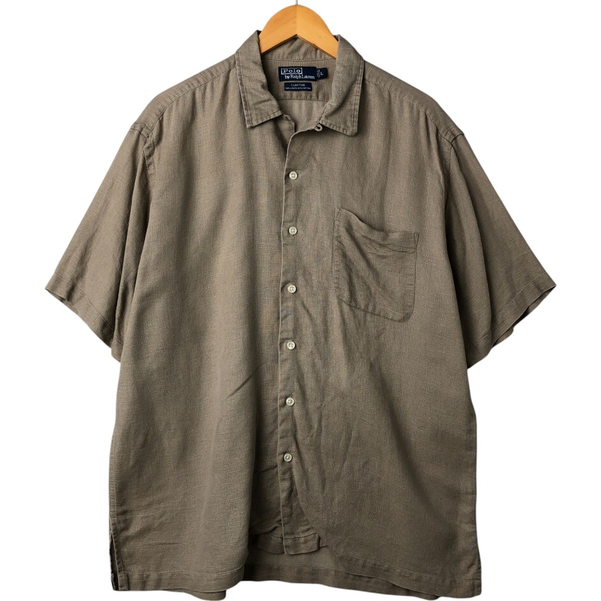 古着 ラルフローレン POLO by Ralph Lauren CLAYTON 半袖 オープン