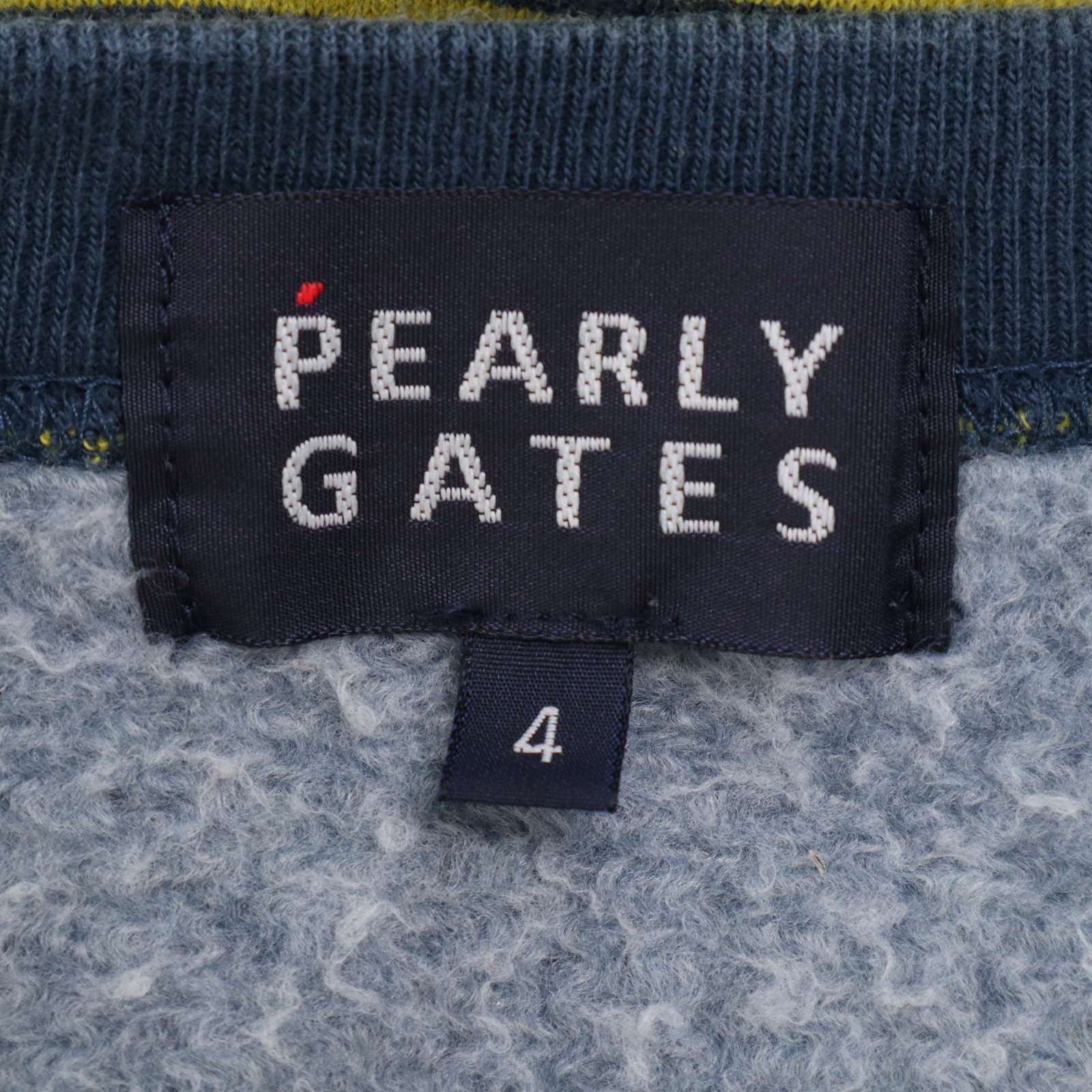 PEARLY GATES パーリーゲイツ ゴルフ 秋冬 ロゴ刺繍☆ スウェット 裏