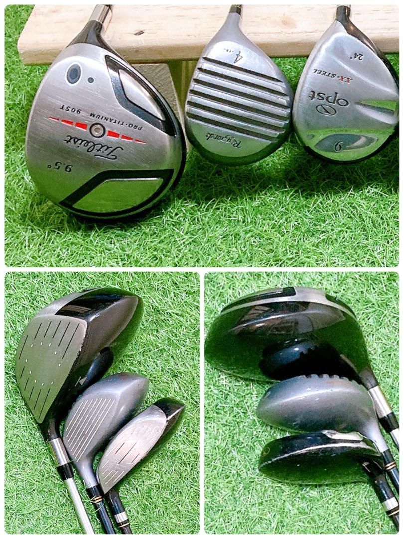 H13 タイトリスト 初心者オススメ ゴルフクラブセット メンズ 14本