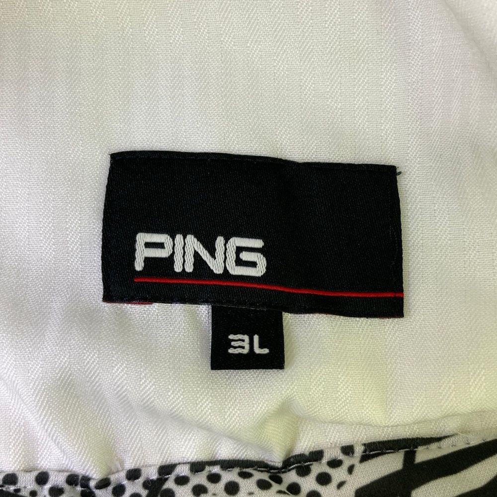 サイズ 3L PING ピン 中綿ブルゾン 総柄 ホワイト系 240101389169 ゴルフウェア メンズ ストスト LLC-HASEGAWATOSO_COM