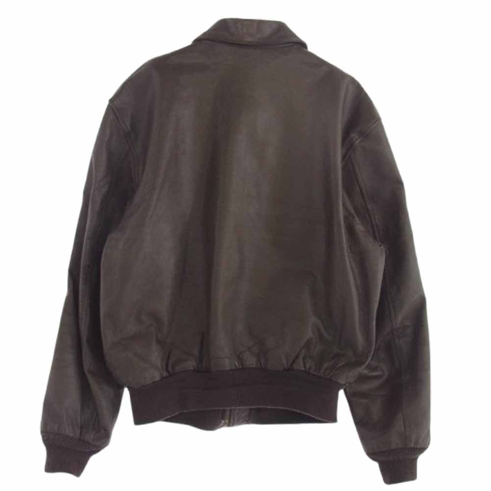 クーパー COOPER 80s～90s A-2 レザー フライトジャケット ブラウン系