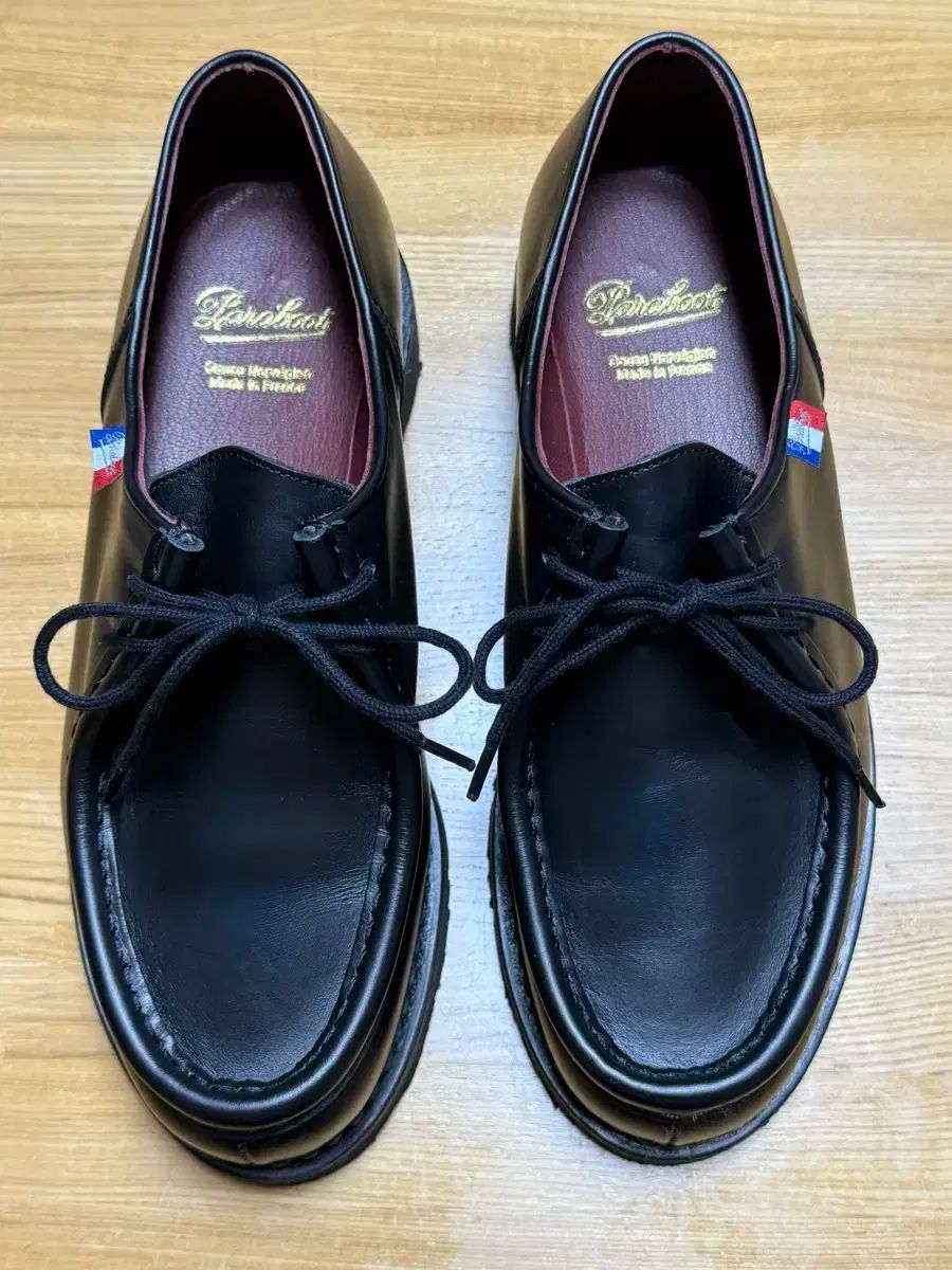 ほぼ 1回着用 Paraboot パラブーツ ミカエル BBR ノワール ブラック 41