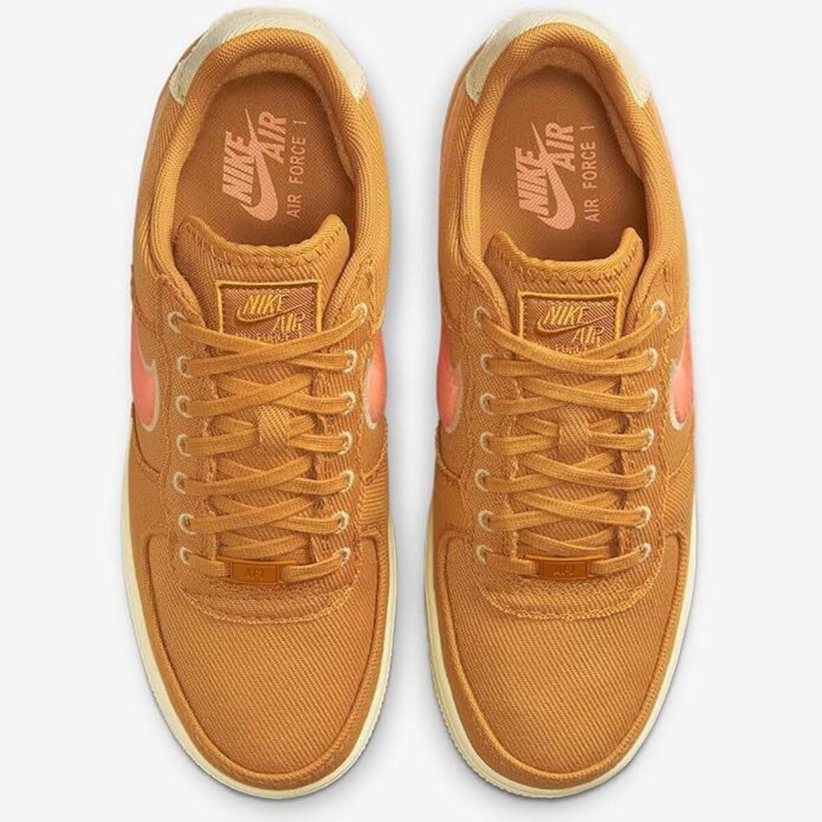 ナイキ エア フォース 1 ロー キャンバス AIR FORCE 1 LOW CNVS ウィート|チームゴールド|アラバスター|オレンジトランス HV1204-700 27.0cm 27.0 cm WWW_MEBLE-SODAR_PL
