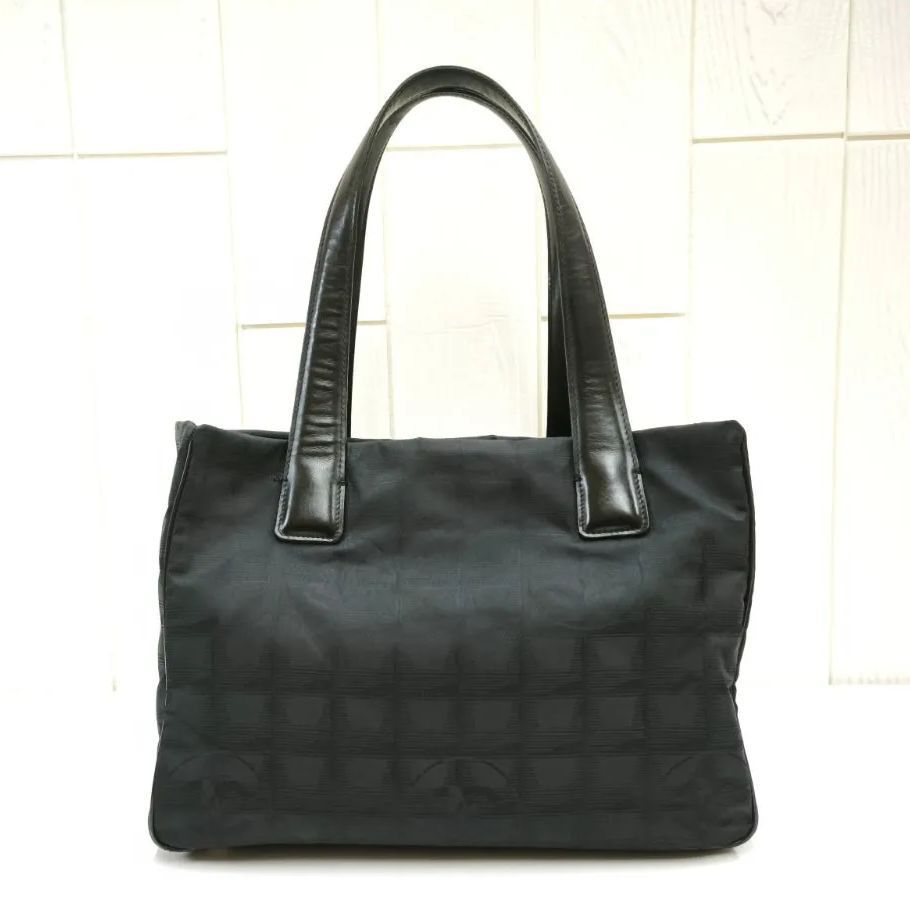 国内正規品】CHANEL シャネル ニュートラベルライン トートバッグ 黒 