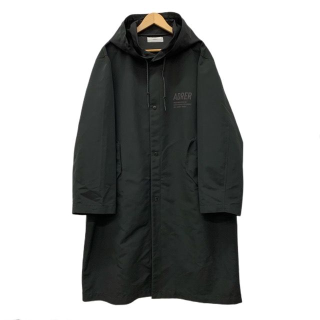 ADRER リフレクタープリントコート M アドラー ナイロンコート 薄手