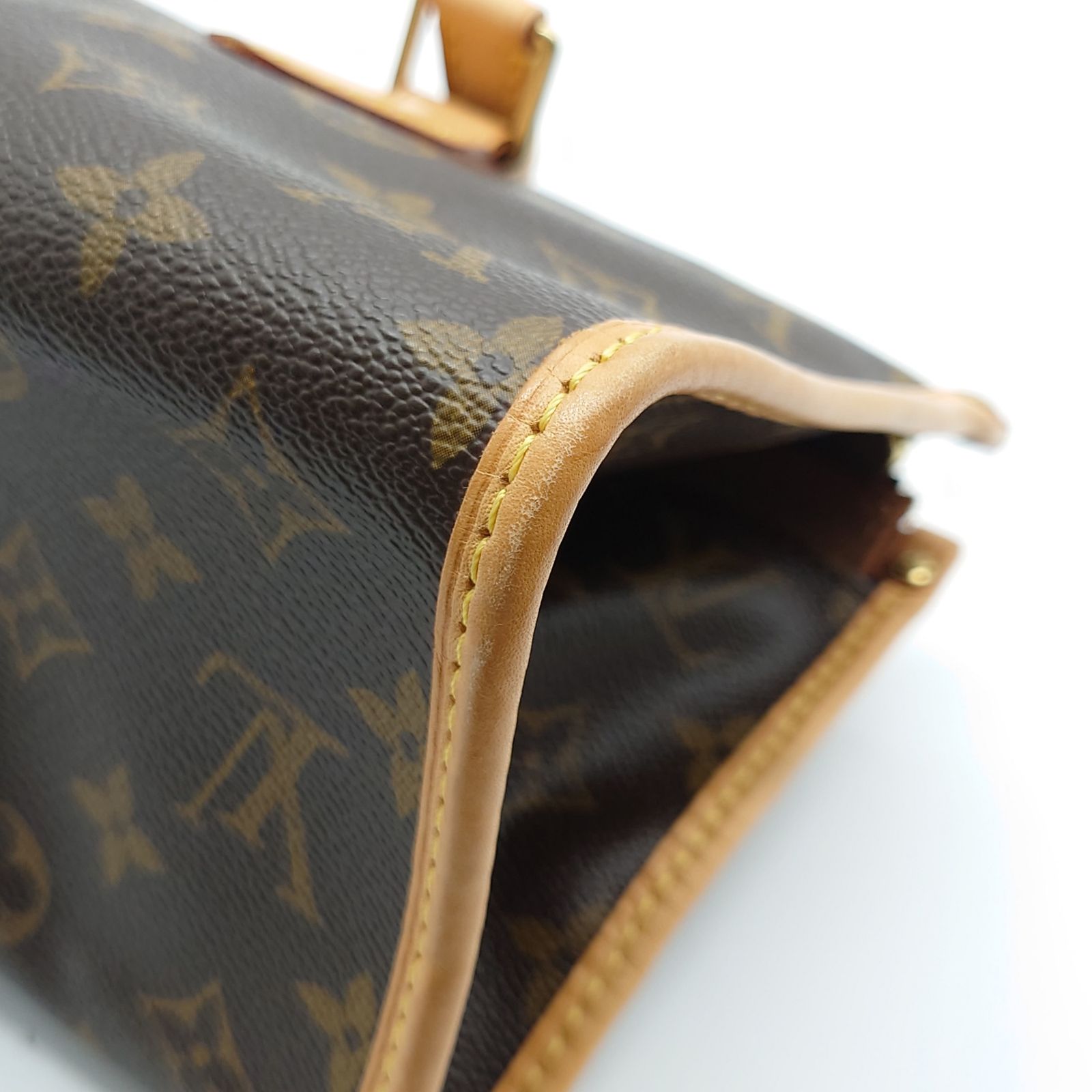 ルイヴィトン Louis Vuitton LV ポパンクール モノグラム ハンドバッグ シンプル 三角 エレガント おしゃれ 気品 高級感 ブラウン  ゴールド コーティングキャンバス レザー M40009 レディース 【中古 B品】 当店通常価格139800円 - メルカリ