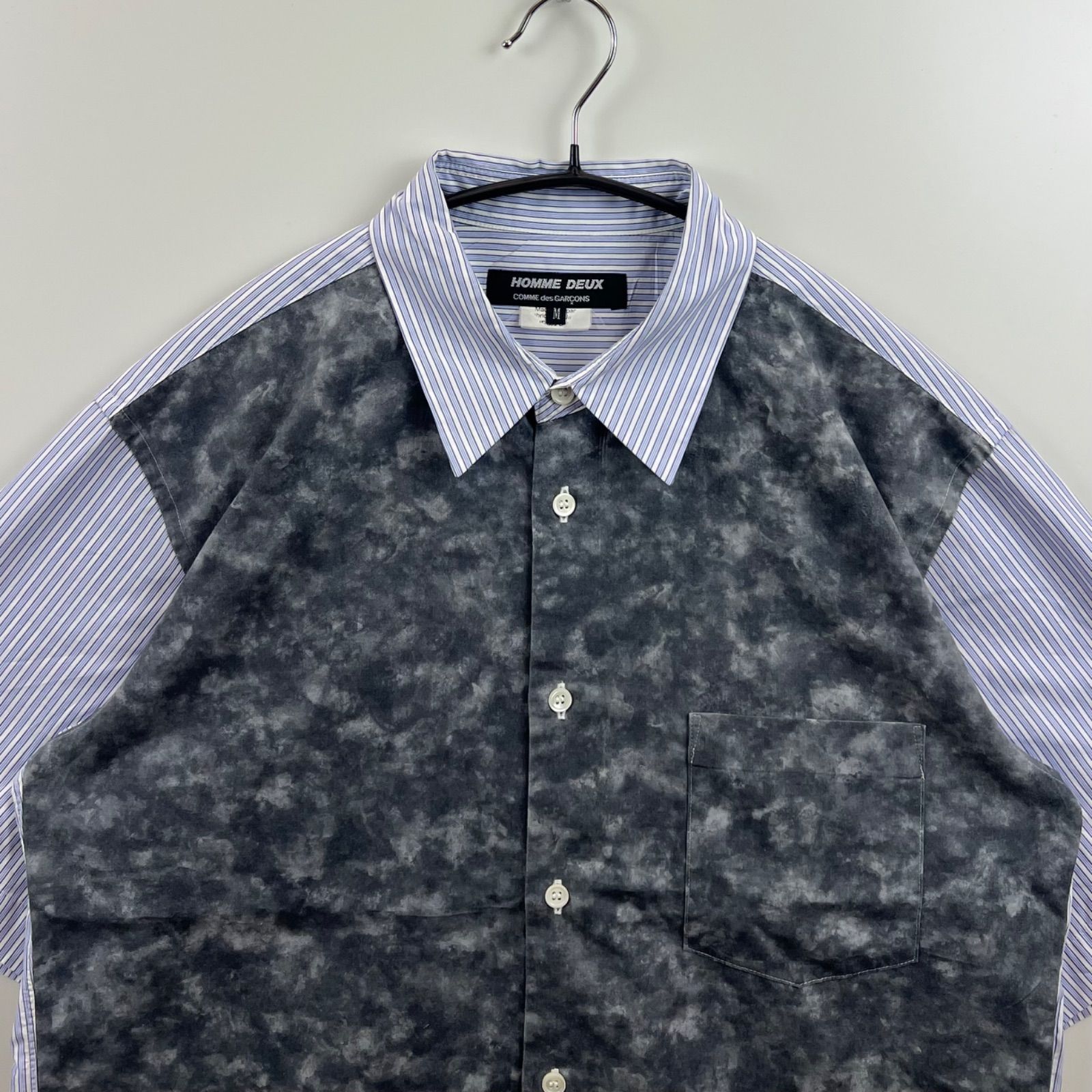 COMME des GARCONS HOMME DEUX AD2017 stripe design S/S shirts