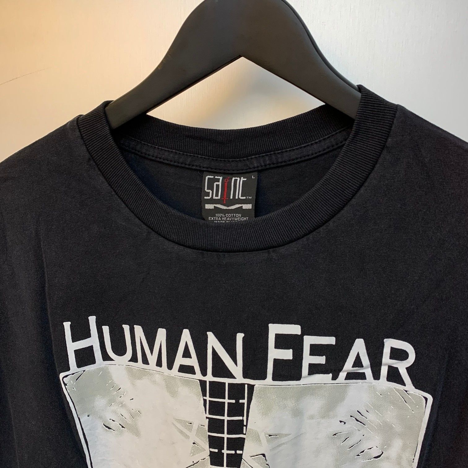 送料無料☆新品タグ付き SAINT MICHAELセントマイケル HUMAN FEAR Tシャツ カットソー 半袖 XLサイズ 黒 ブラック  国内正規品 - メルカリ