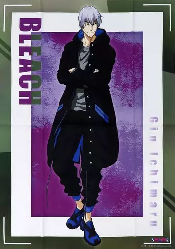 中古】ポスター B2布ポスター 市丸ギン 「BLEACH-ブリーチ- THE